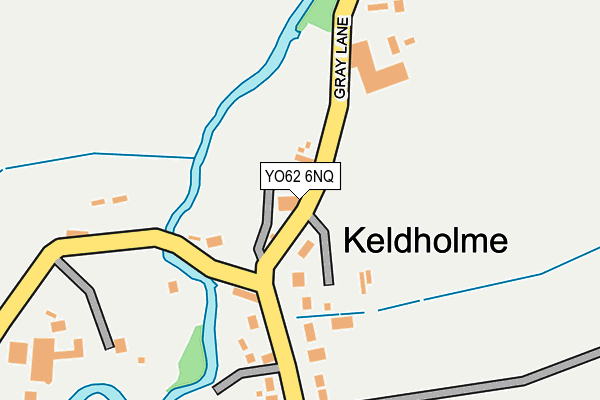 YO62 6NQ map - OS OpenMap – Local (Ordnance Survey)
