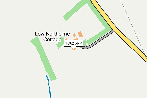 YO62 6RP map - OS OpenMap – Local (Ordnance Survey)