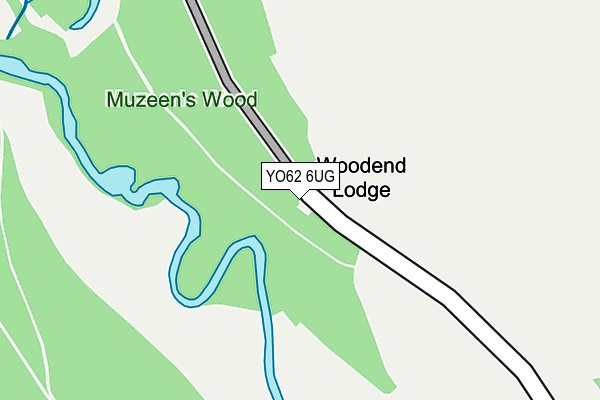 YO62 6UG map - OS OpenMap – Local (Ordnance Survey) YO62 6UG map - OS OpenMap – Local (Ordnance Survey)