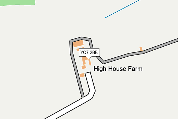 YO7 2BB map - OS OpenMap – Local (Ordnance Survey) YO7 2BB map - OS OpenMap – Local (Ordnance Survey)
