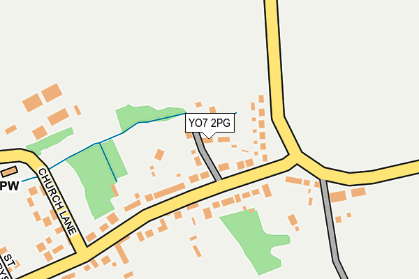 YO7 2PG map - OS OpenMap – Local (Ordnance Survey) YO7 2PG map - OS OpenMap – Local (Ordnance Survey)