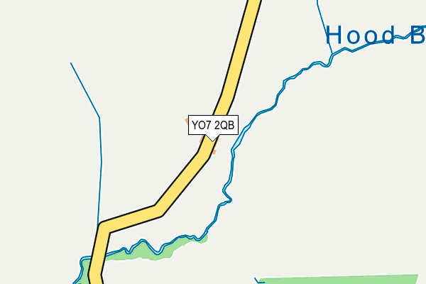 YO7 2QB map - OS OpenMap – Local (Ordnance Survey) YO7 2QB map - OS OpenMap – Local (Ordnance Survey)