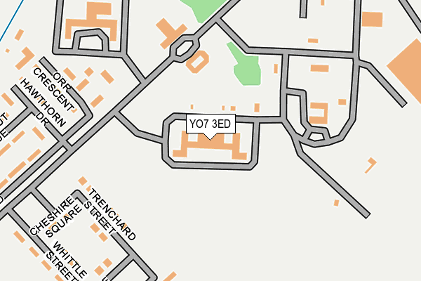YO7 3ED map - OS OpenMap – Local (Ordnance Survey) YO7 3ED map - OS OpenMap – Local (Ordnance Survey)