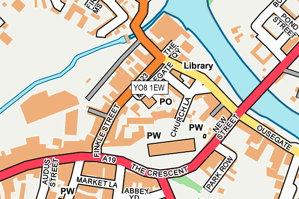 YO8 1EW map - OS OpenMap – Local (Ordnance Survey) YO8 1EW map - OS OpenMap – Local (Ordnance Survey)