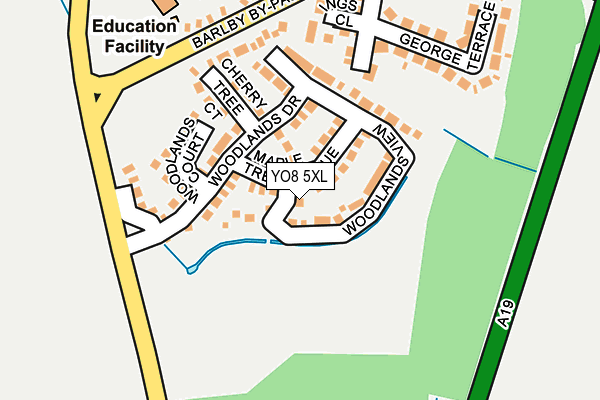 YO8 5XL map - OS OpenMap – Local (Ordnance Survey) YO8 5XL map - OS OpenMap – Local (Ordnance Survey)