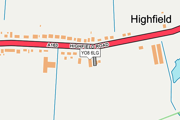 YO8 6LG map - OS OpenMap – Local (Ordnance Survey) YO8 6LG map - OS OpenMap – Local (Ordnance Survey)