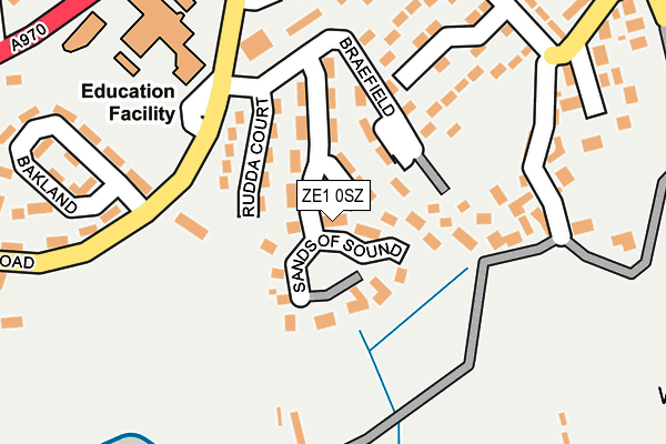 ZE1 0SZ map - OS OpenMap – Local (Ordnance Survey) ZE1 0SZ map - OS OpenMap – Local (Ordnance Survey)