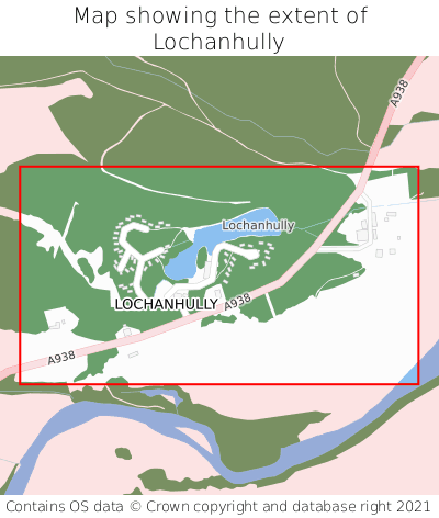 Map showing extent of Lochanhully as bounding box