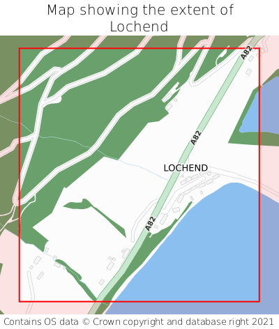 Map showing extent of Lochend as bounding box
