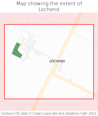 Map showing extent of Lochend as bounding box