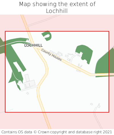 Map showing extent of Lochhill as bounding box