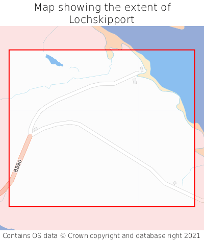 Map showing extent of Lochskipport as bounding box