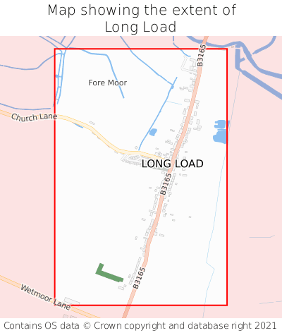 Map showing extent of Long Load as bounding box