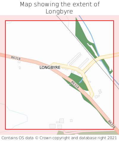 Map showing extent of Longbyre as bounding box