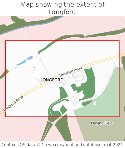 Map showing extent of Longford as bounding box