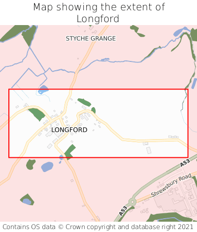 Map showing extent of Longford as bounding box