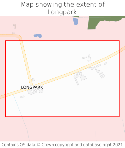 Map showing extent of Longpark as bounding box