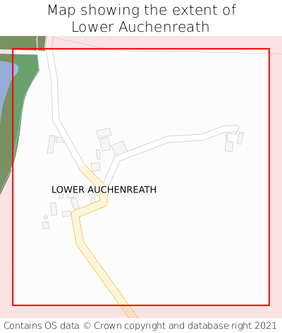 Map showing extent of Lower Auchenreath as bounding box