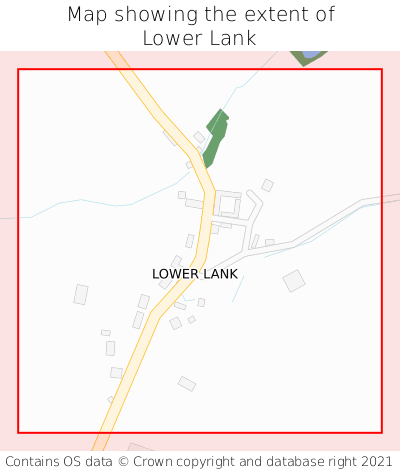Map showing extent of Lower Lank as bounding box