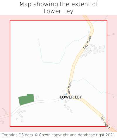 Map showing extent of Lower Ley as bounding box