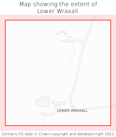 Map showing extent of Lower Wraxall as bounding box