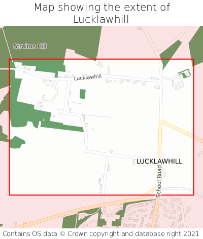 Map showing extent of Lucklawhill as bounding box