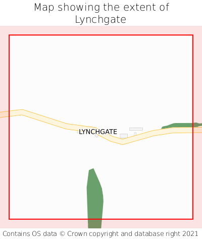 Map showing extent of Lynchgate as bounding box