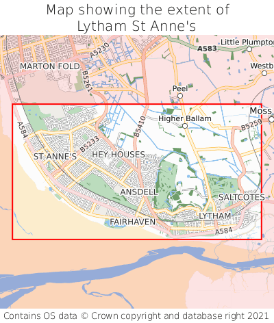 Lytham St Annes Street View Where Is Lytham St Anne's? Lytham St Anne's On A Map