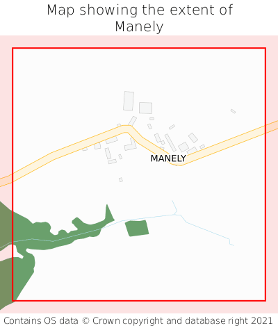 Map showing extent of Manely as bounding box