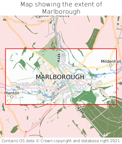 Map showing extent of Marlborough as bounding box