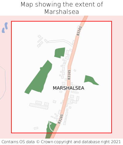 Map showing extent of Marshalsea as bounding box