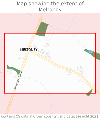 Map showing extent of Meltonby as bounding box