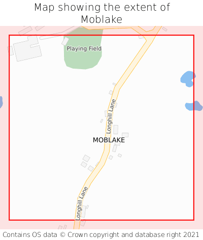 Map showing extent of Moblake as bounding box