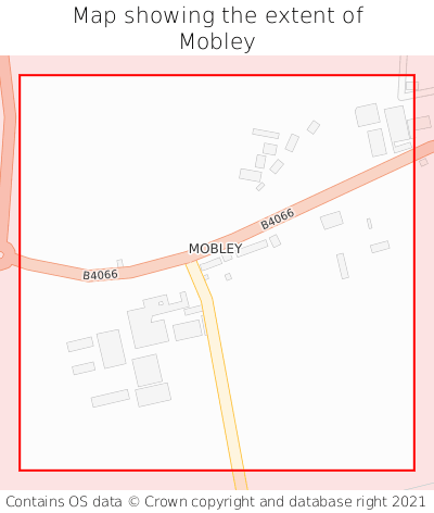 Map showing extent of Mobley as bounding box