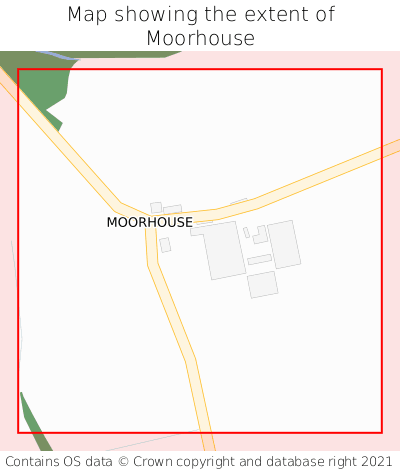 Map showing extent of Moorhouse as bounding box