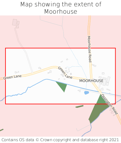 Map showing extent of Moorhouse as bounding box