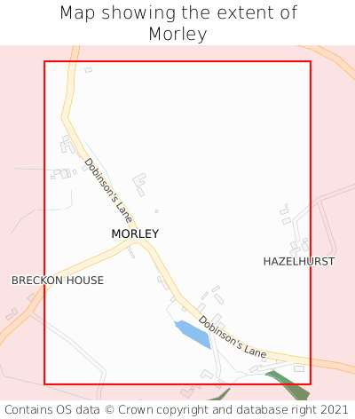 Map showing extent of Morley as bounding box