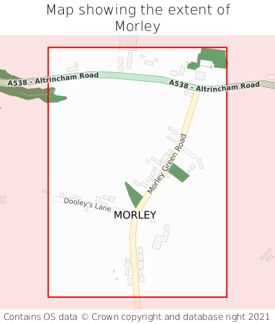 Map showing extent of Morley as bounding box