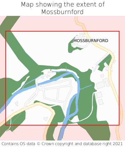 Map showing extent of Mossburnford as bounding box