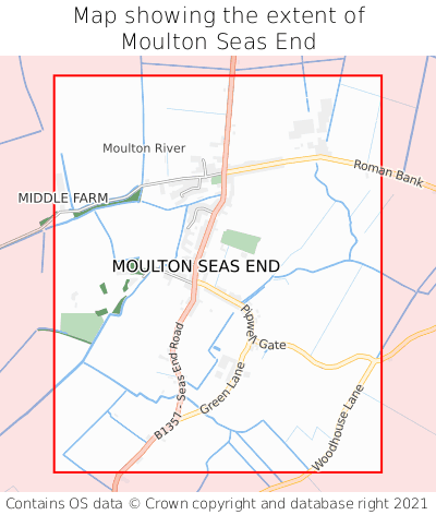 Map showing extent of Moulton Seas End as bounding box