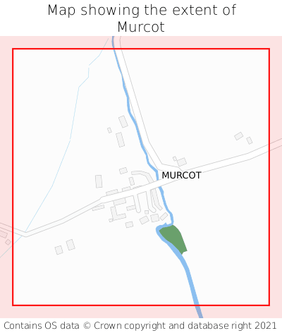 Map showing extent of Murcot as bounding box