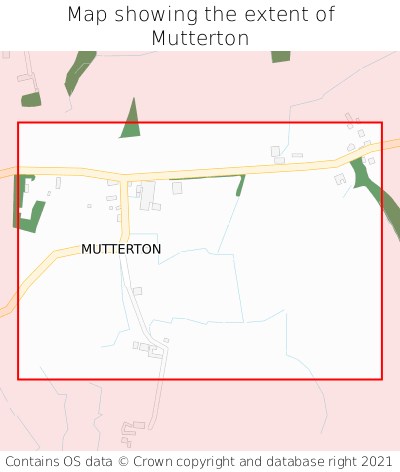 Map showing extent of Mutterton as bounding box