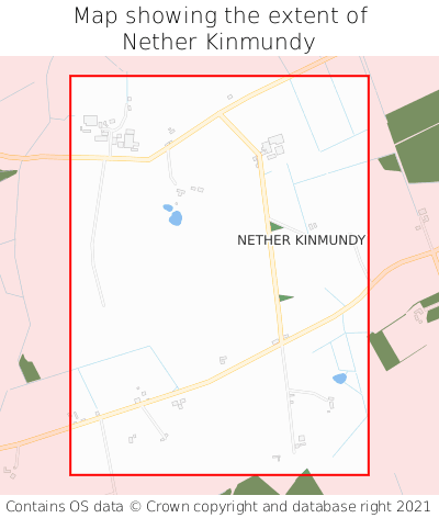 Map showing extent of Nether Kinmundy as bounding box