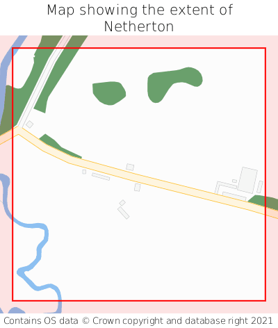 Map showing extent of Netherton as bounding box