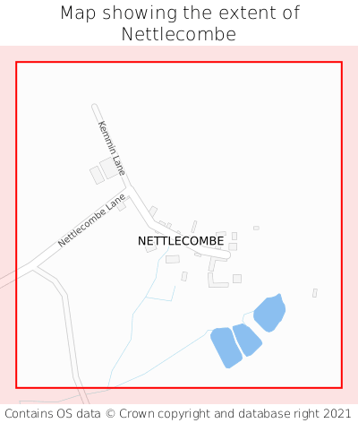 Map showing extent of Nettlecombe as bounding box