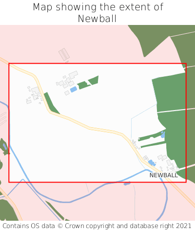 Map showing extent of Newball as bounding box