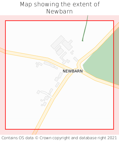 Map showing extent of Newbarn as bounding box