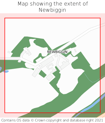 Where is Newbiggin? Newbiggin on a map