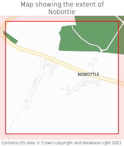 Map showing extent of Nobottle as bounding box