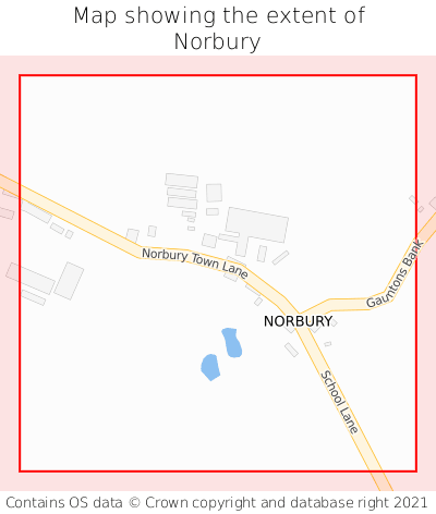Map showing extent of Norbury as bounding box